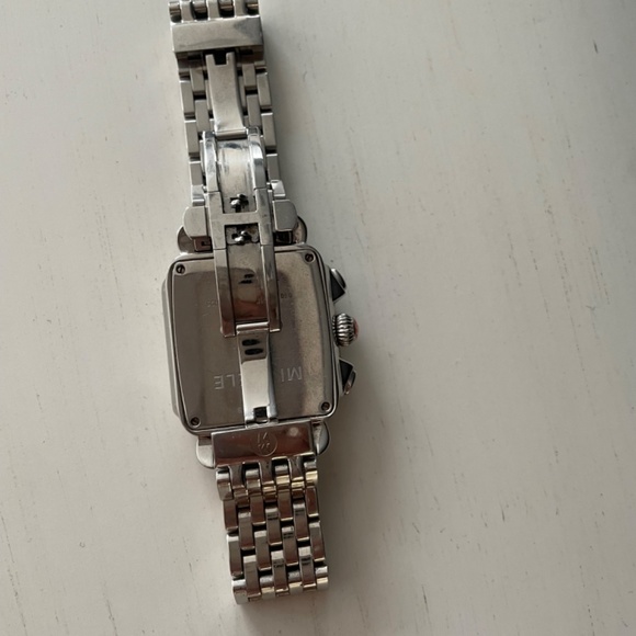 Michele Deco Chronograph Stainless Steel and Diamond Watch main image 6